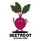 BEETROOT CHARACTER LOGO