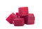 Beetroot cube slice