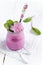 Beetroot healthy yogurt