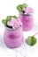 Beetroot healthy yogurt