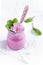 Beetroot healthy yogurt