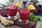 Beetroot smoothie with ginger