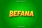 Befana editable text effect cartoon style