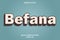 Befana editable text effect cartoon style