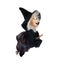 Befana, witch with flying broom