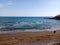 Beginning of summer on the beach in Antalya