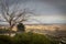 beguin cemetery graveyard ruins, hills mountain ridge scenic landscape view, Arif crater Negev desert, travel Israel nature