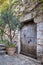BEGUR, SPAIN - Apr 11, 2017: Wooden door