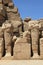 Beheaded pharaoh sculptures, Luxor