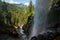 Behind the Johannes wasserfall, or Johannesfall, near Obertauern, Austria