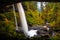 Behind North Falls Cavern, Silver Falls State Park, Oregon