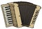 Beige accordion