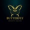 Beige Aesthetic Elegant Minimal Butterfly Beauty Logo