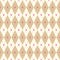 Beige argyle and hearts seamless pattern