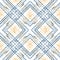 Beige and Blue Square Repeat Vector Seamless