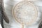 Beige brown dream catcher slose up