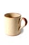 Beige ceramic mug