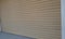 Beige color Enamel oil painted automatic mechanic Steel rolling shutter fixed for a garage of car parking area of an residential