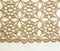 Beige crochet lace