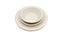 Beige dinner plate, soup plate and saucer i