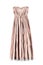 Beige dress isolated