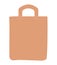 beige ecobag icon