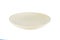 Beige empty porcelain plate