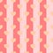 Beige hearts on pink strip pattern background