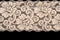 Beige lace with pattern flower