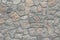 Beige, light brown stone texture in retro style. Brick wall background. Abstract pattern of rocks . Rough paper. Gray stones, text
