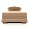 Beige Ottoman Army Military Inspired Box Set - Photorealistic 3d Render