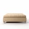Beige Ottoman Bed Frame Base - Tufted And Stitched 3d Model