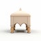 Beige Ottoman Palace Nightstand - 3d Render