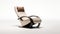 Beige Recliner Chair With Brown Cushion - Yasutomo Oka Style