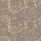 Beige seamless floral pattern