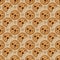 Beige seamless pattern with cookies