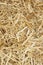 Beige straw hay background top view