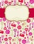 Beige valentine background,