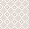 Beige and white ikat ornament geometric abstract fabric seamless pattern, vector