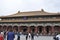 Beijing, 5th may: Gate of Supreme Harmony facade from the Forbidden City in Beijing