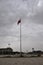 Beijing, 5th may: National Chinese Flag on Flagpole on Tiananmen Square in Beijing