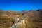 BEIJING, CHINA - 29 JANUARY, 2017: Fantastic view of impressive great wall on a beautiful sunny day, located at Juyong