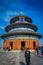 BEIJING, CHINA - 29 JANUARY, 2017: Temple of heaven, imperial complex with spectacular religious buildings located in