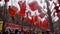 Beijing,China-Feb 2, 2014: In the cold, people still go out for temple fair in Ditan Park during Chinese Spring Festival.