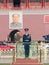 Beijing, China - Nov. 25, 2018. Chinese honor guards standing at Tiananmen Square. Handsome soldiers stand straight like flagpole