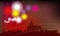 Beijing City Silhouette, Celebration, Fireworks