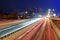 Beijing highway at night