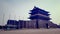 Beijing - A panoramic view on a historic gatehouse Zhengyangmen, located on Tiananmen Square in Beijing, China