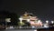 Beijing Tiananmen Square night scene,bustling Chang\'an Street,Busy traffic.