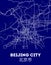 Beijing vector city street map